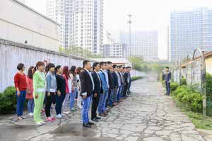 山东中运开展军训体制训练活动 山东中运开展军训体制训练活动